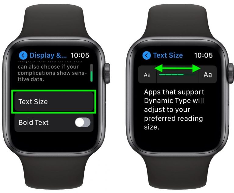 How to Make Text on Apple Watch Bigger