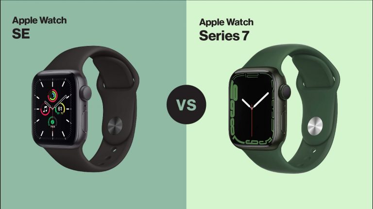 What’s the Difference Between Apple Watch SE and 7